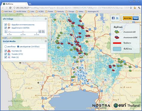 Mostly Mapping...: Thailand Flood Map