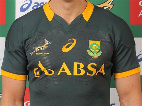 Asics putting the Green & Gold into the New Springbok Rugby Jersey ...