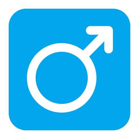 Male Sign Flat Icon | FluentUI Emoji Flat Iconpack | Microsoft