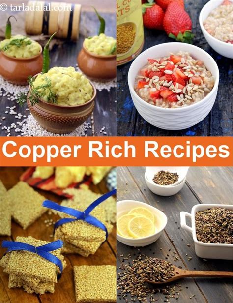 Copper Rich Foods, copper rich Indian recipes, copper benefits | Food ...