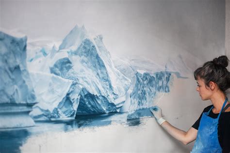 Zaria Forman Climate Change Paintings