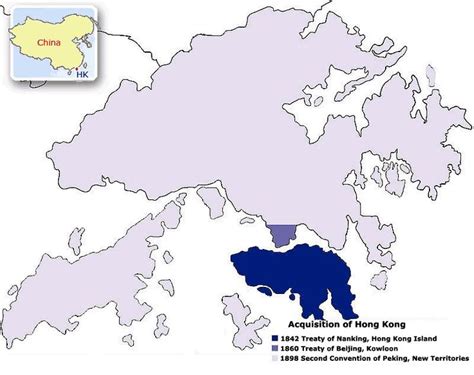 Territorial expansion of British Hong Kong [800 x 634] | History of ...