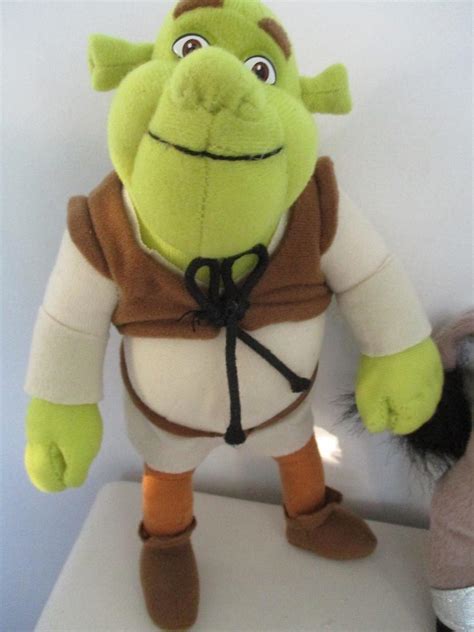 Shrek the Third Shrek And Donkey Plush Knight Armor Nanco w/Original Tag | #1959481051