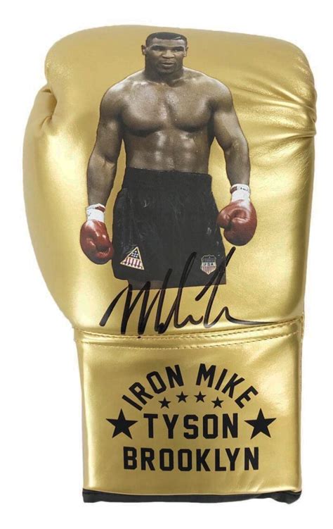 Signed Mike Tyson gloves, tops, shorts – Mike Tyson Memorabilia