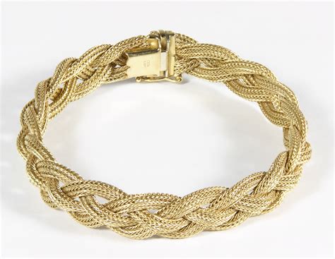 Aurafin 14k Gold Braided Mesh Bracelet | Mesh bracelet, Gold, Bracelets