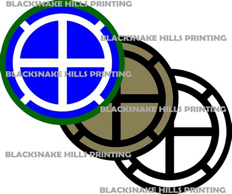 35th Infantry Division Patch Vector Image Files .ai .pdf - Etsy