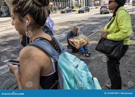 USA - Illinois - Chicago editorial stock photo. Image of homeless ...