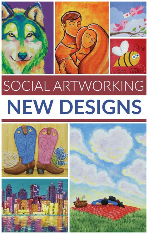 November New Designs Now Available | Social artworking, Paint party ...