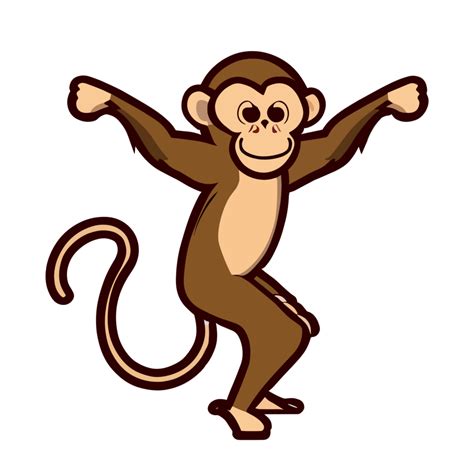 Monkey clipart transparent background 24043942 PNG