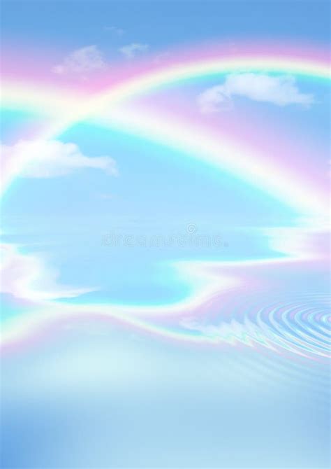 Rainbow Heaven stock photo. Image of double, reflection - 7245722