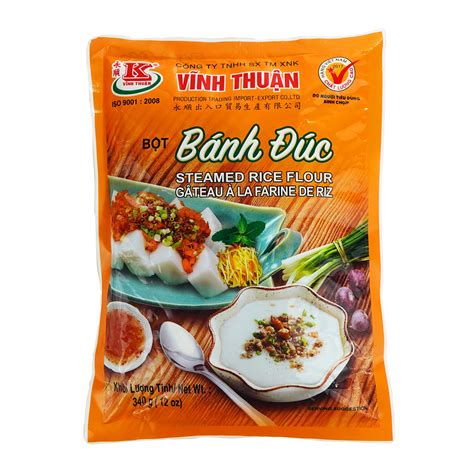 Vinh Thuan Steamed Rice Flour (Bot Banh Duc), 12 oz (30-Count) – VIFON ...