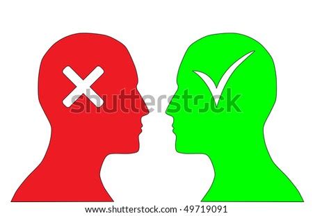 Yes And No Symbols Stock Vector Illustration 49719091 : Shutterstock