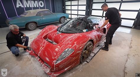 Watch the rarest Ferrari in the world get washed and detailed