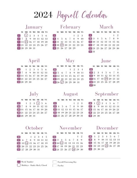 2024 Paycheck Calendar Format - Liane Othelia