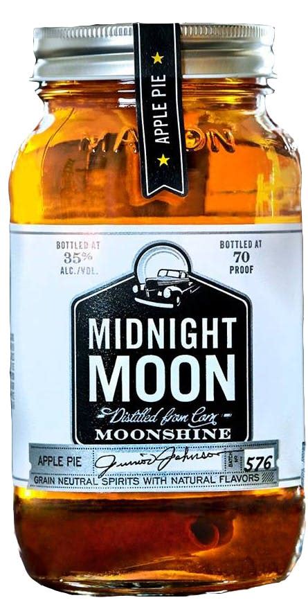 Junior Johnson's Midnight Moon Apple Pie Moonshine 50ml - Yankee Spirits