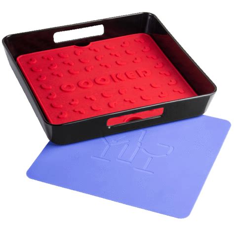 SideDeal: Grillville BBQ Butler Tray with Reversible Silicone Mat