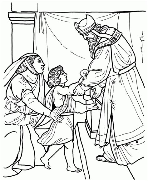 Free Hannah Bible Story Coloring Page, Download Free Hannah Bible Story Coloring Page png images ...