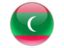 Flag icons of the Maldives