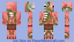 zombie pigman Minecraft Skin