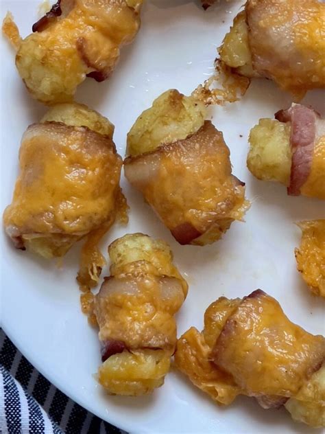 Bacon Wrapped Tater Tots Air Fryer Recipe – Tasty Oven