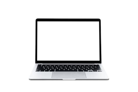 Laptop computer or notebook with blank screen 10870328 PNG