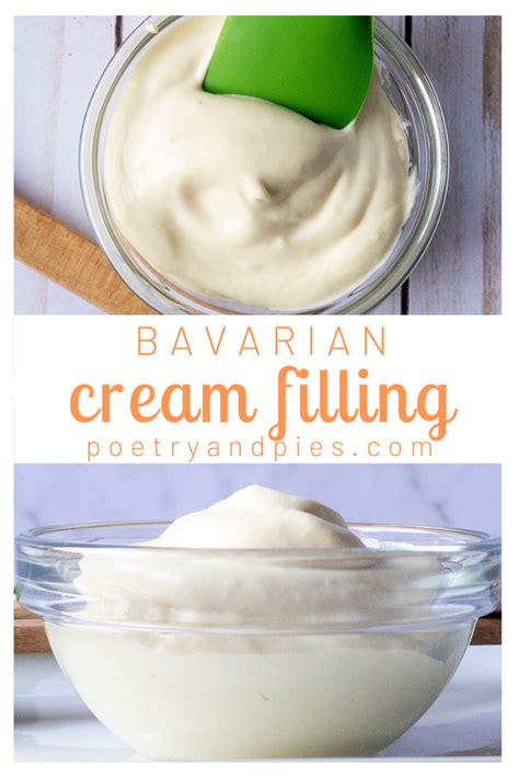 Bavarian Cream Filling — Poetry & Pies