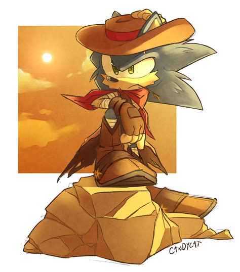 Cowboy Sonic by CandyCatStuffs on DeviantArt