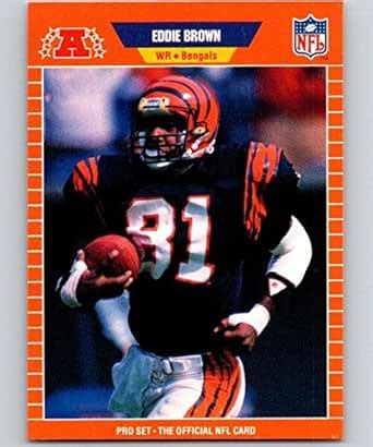 Amazon.com: 1989 Pro Set #56 Eddie Brown Bengals NFL Football ...