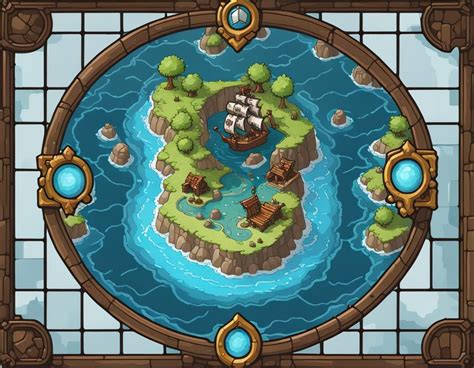 Oak Island Treasure Map - AI Generated Artwork - NightCafe Creator