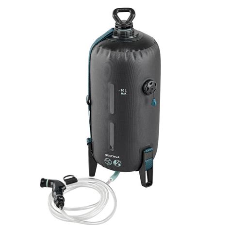 PRESSURE-BALANCED SOLAR SHOWER FOR CAMPING - 10 LITRES