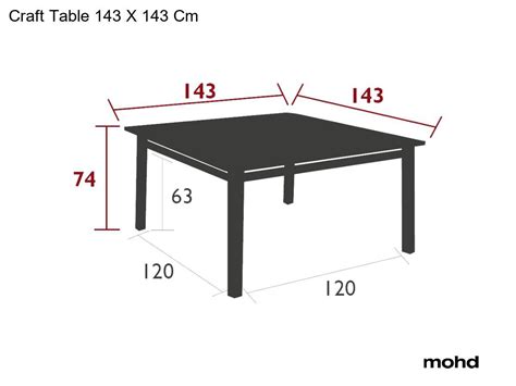 Fermob Craft table 143 X 143 Cm | Mohd Shop