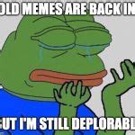 crying pepe Meme Generator - Imgflip