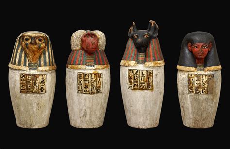 canopic jars | Canopic Jars | Canopic jars, Egyptian artifacts, Ancient egyptian