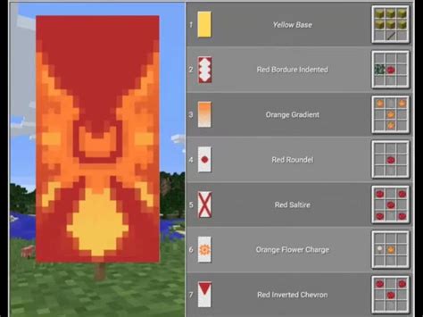 phoenix | Minecraft banner patterns, Minecraft banners, Minecraft banner designs