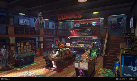 ArtStation - Comic Book Store