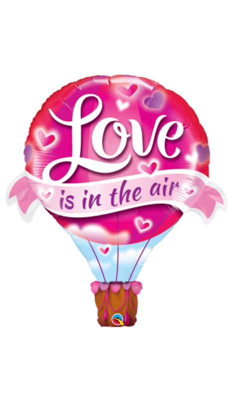 Love Is In The Air Foil Shape Balloon - The Party's Here