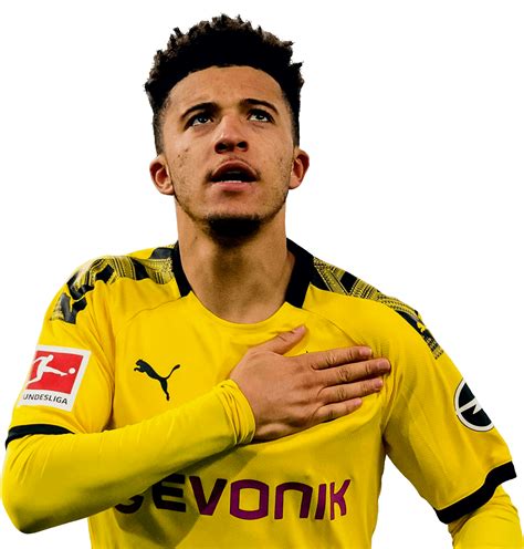 Jadon Sancho Borussia Dortmund football render - FootyRenders