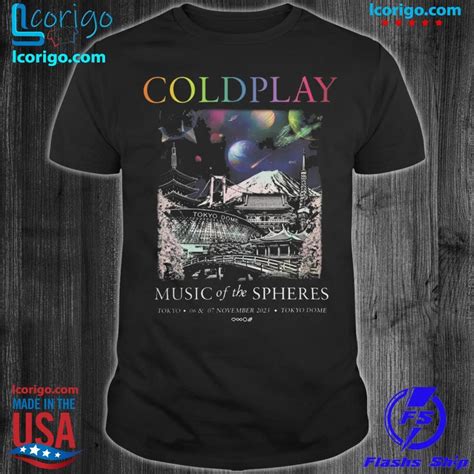 Coldplay Merch Tokyo November Music Of The Spheres Tour Shirt, hoodie, sweater, long sleeve and ...