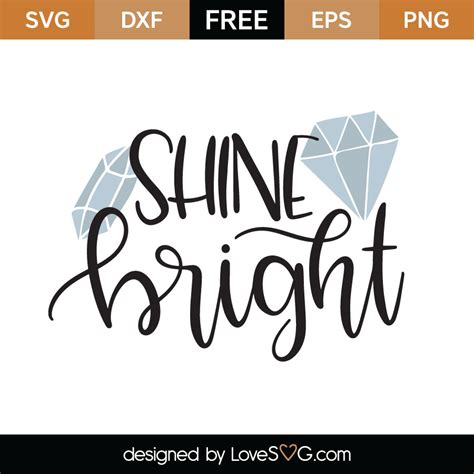 Shine Bright | Lovesvg.com