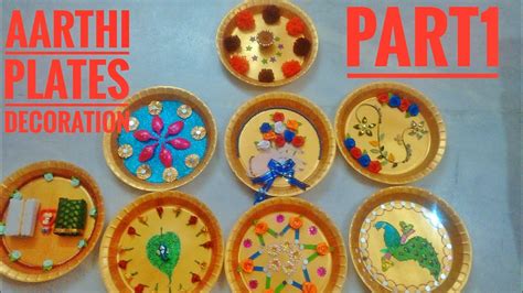 Aarthi plates decoration for wedding | easy to make aarthi plates at ...