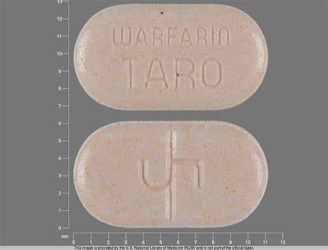 5 WARFARIN TARO Pill Orange Oval - Pill Identifier