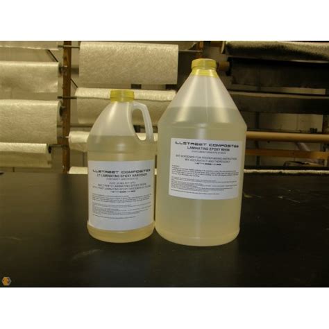 Laminating Epoxy Resin System - Fast (Gallon, 1/2 Gallon Hardener)