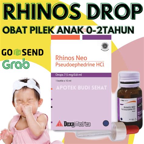 Jual Rhinos Drop Obat Pilek Anak Obat Pilek Bayi Obat Pilek Anak 0-2 ...