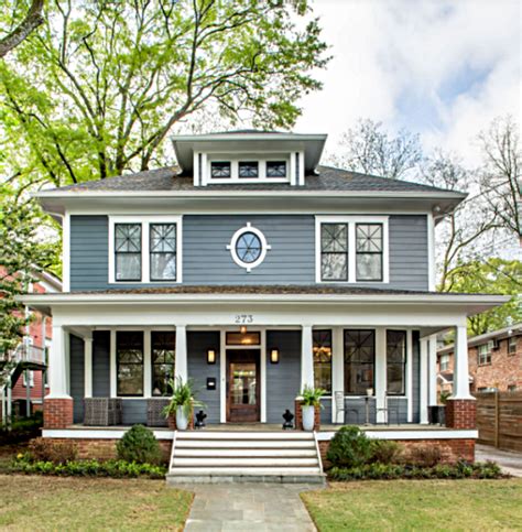 Amazing American Foursquare: A Classic Home in Atlanta - Town & Country Living