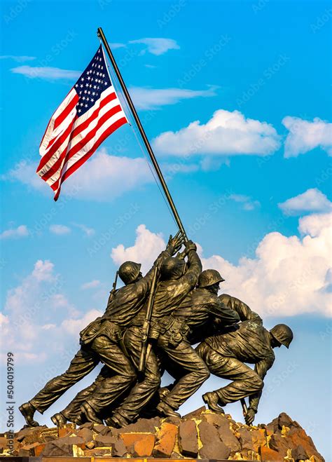 US Marine Corps War Memorial Stock Photo | Adobe Stock