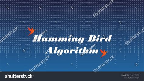 Humming Bird Algorithm Concept Based Background Stock Vector (Royalty ...