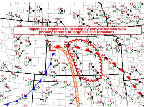 The Original Weather Blog: Thunderstorms Forming Along Dryline in Kansas...