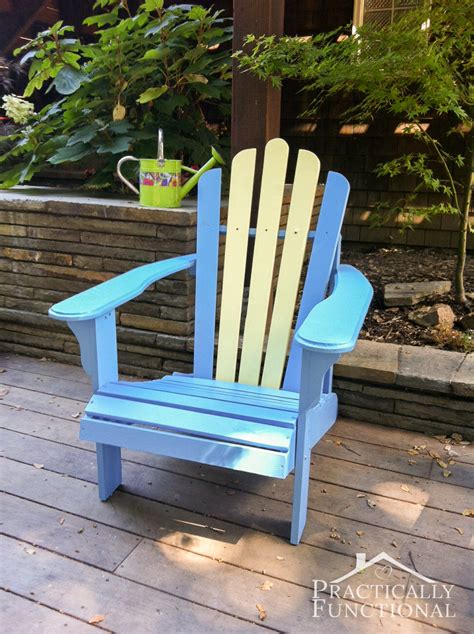 DIY Painted Adirondack Chairs