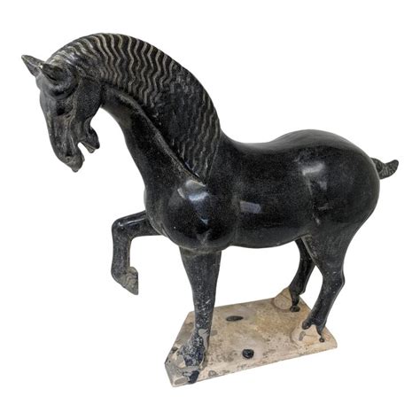 Ming Dynasty Inspired Decorative Horse Sculpture | Chairish | Horse ...