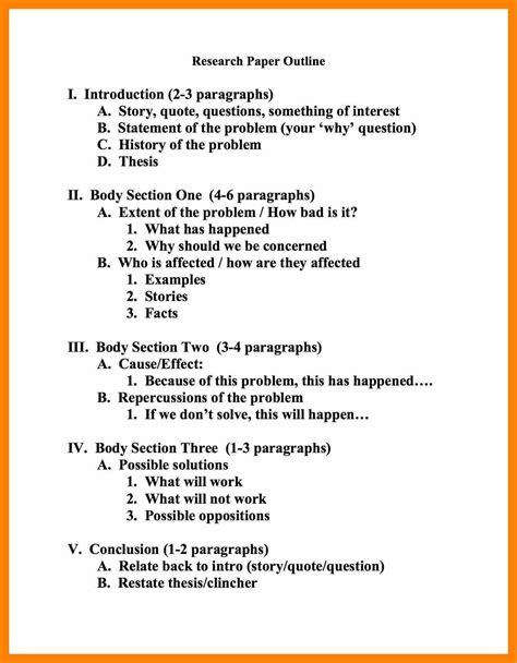 Research Proposal Paper Examples Topics - Front Matter